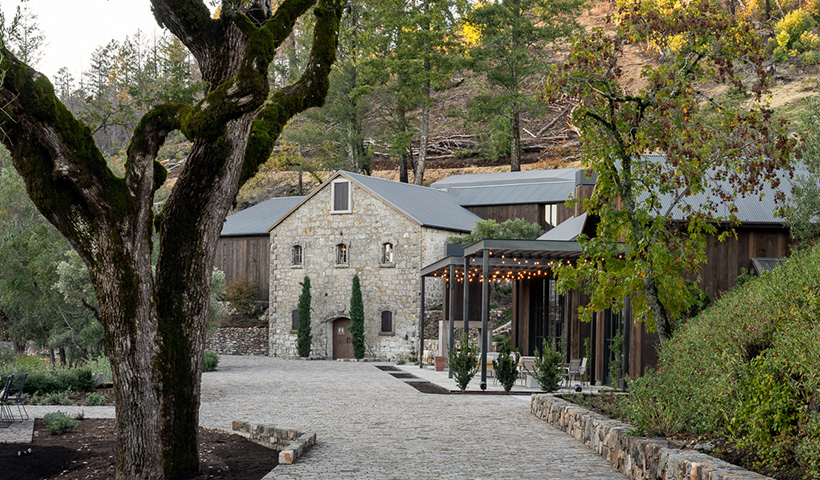 Buildings on Mayacamas Estate